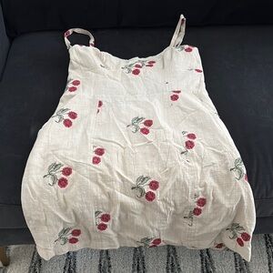 Cherry Embroidered Dress